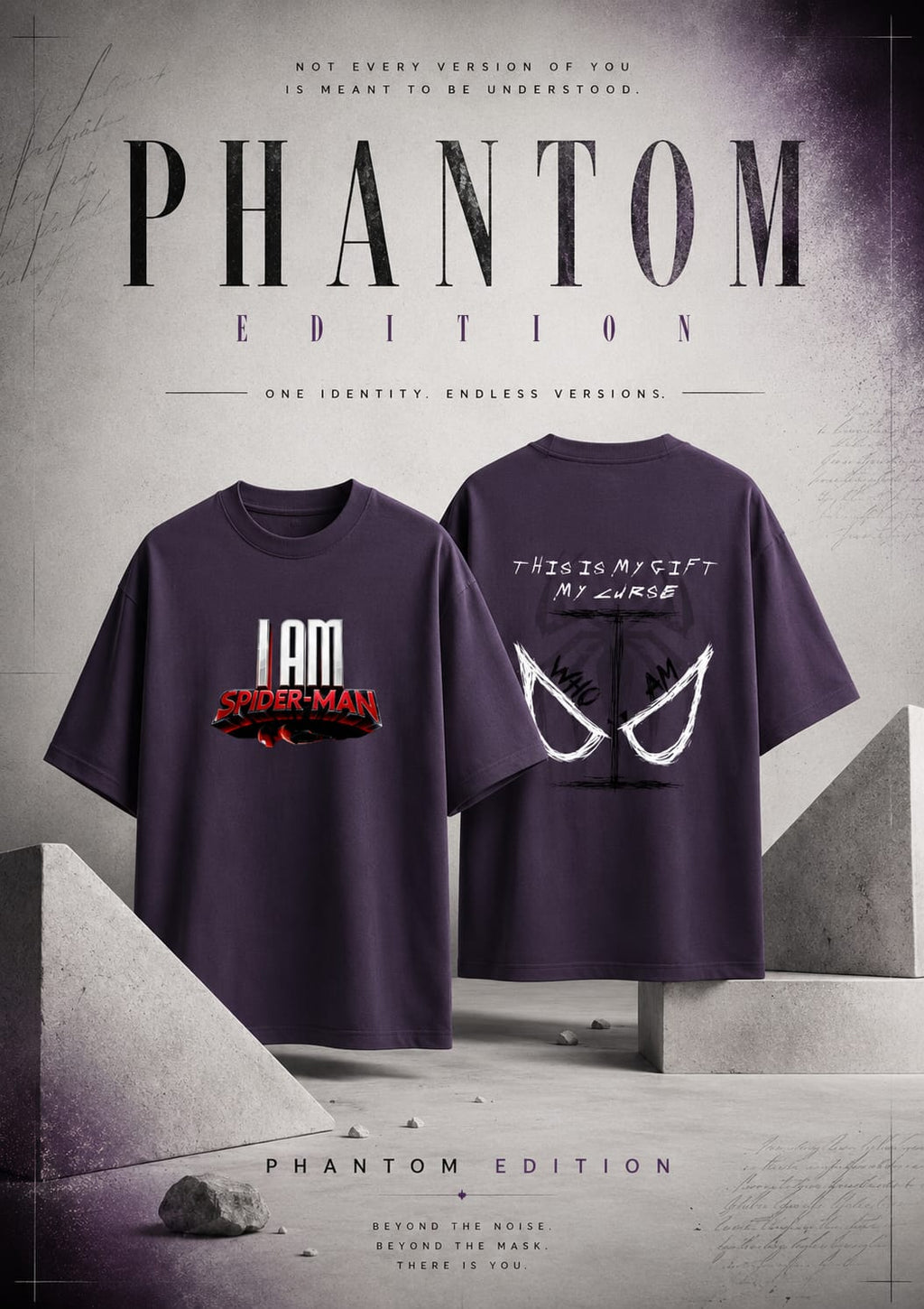 Who Am I? – Phantom Edition | Premium Oversized T-Shirt