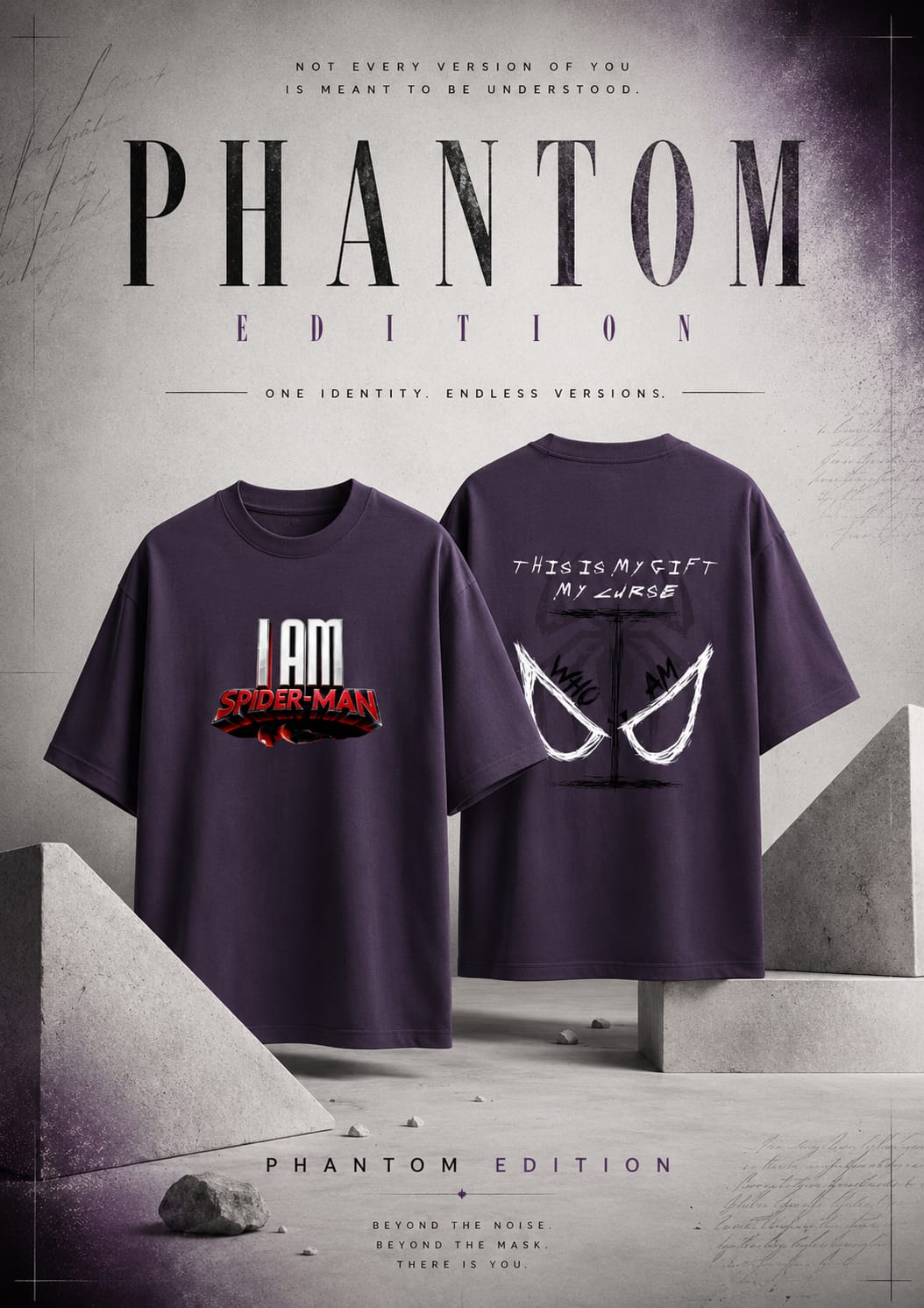 Who Am I? – Phantom Edition | Premium Oversized T-Shirt