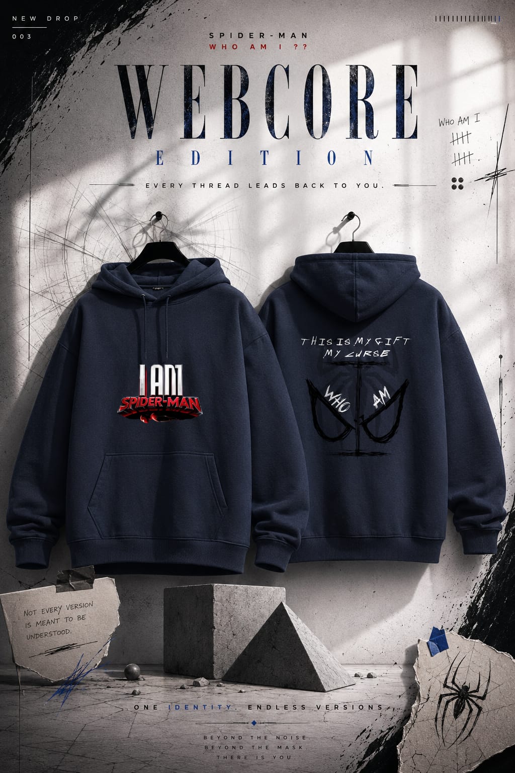 Who Am I? – Dual Identity Edition Hoodie | Premium Oversized Hoodie