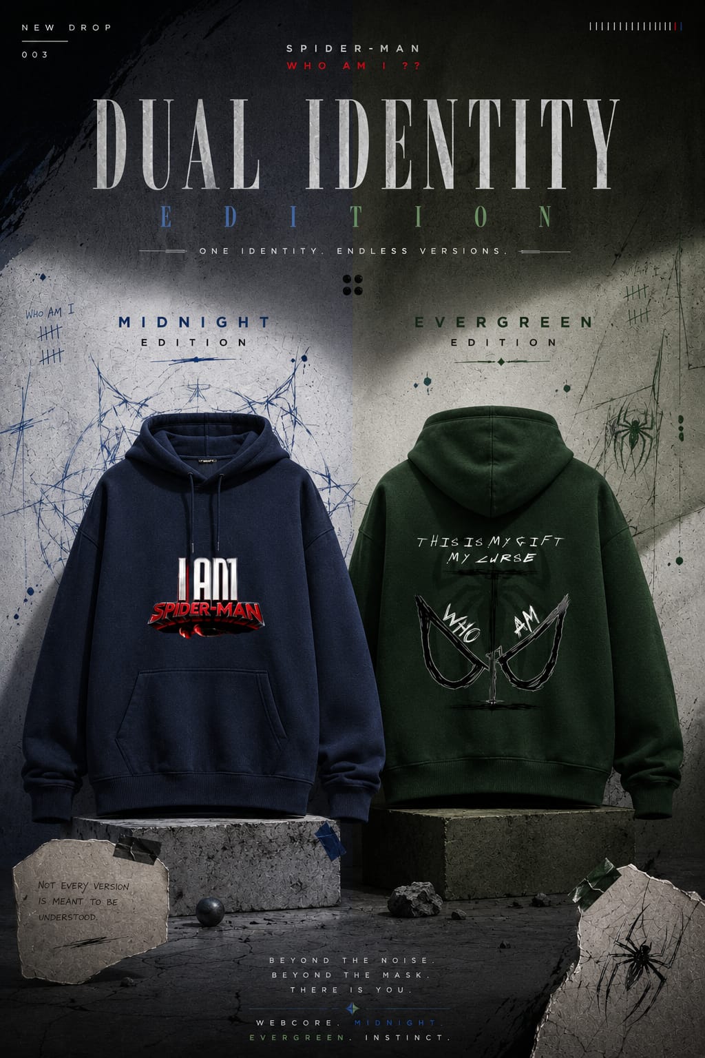 Who Am I? – Dual Identity Edition Hoodie | Premium Oversized Hoodie