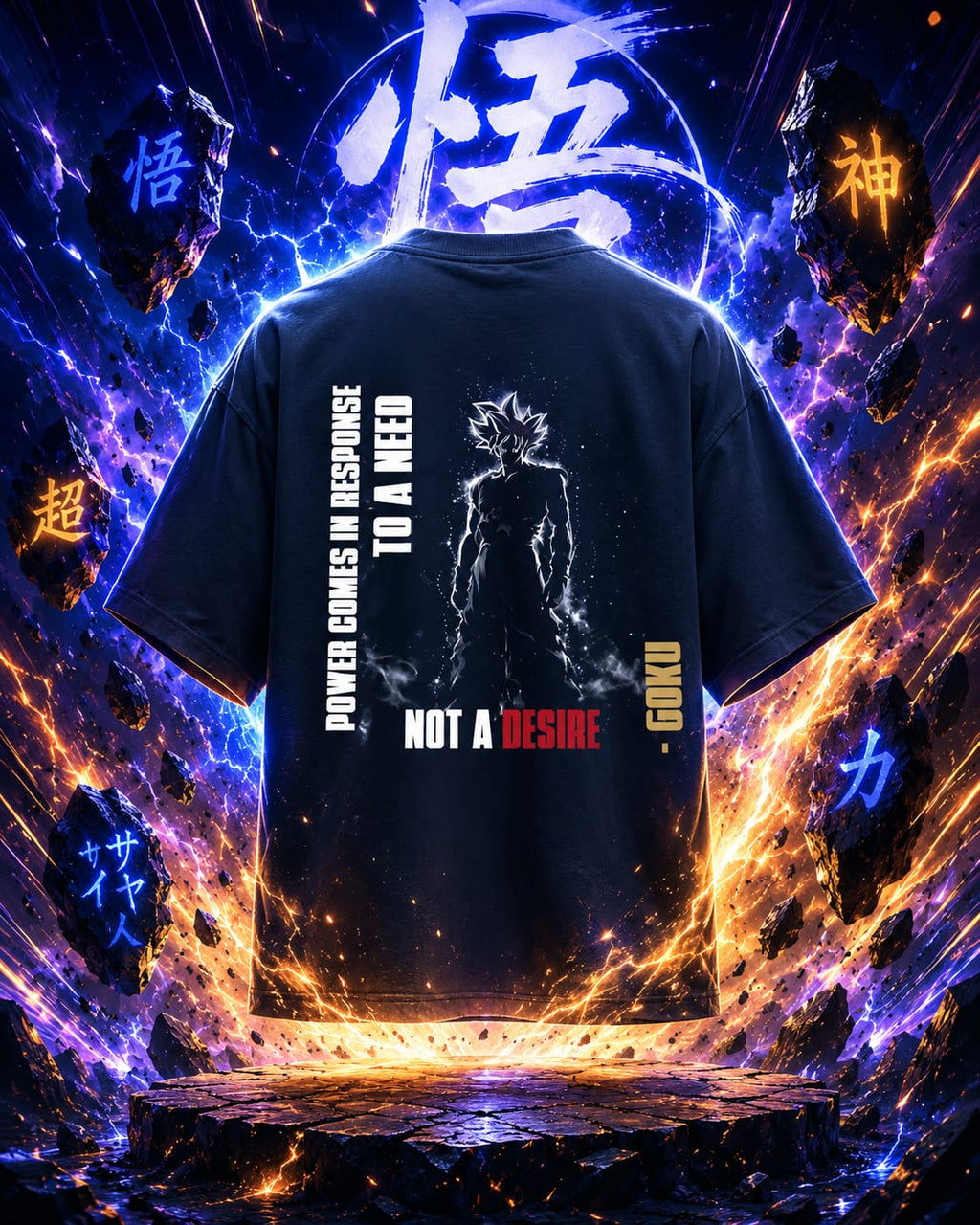 Awakened Edition | Goku | Premium Oversized T-Shirt