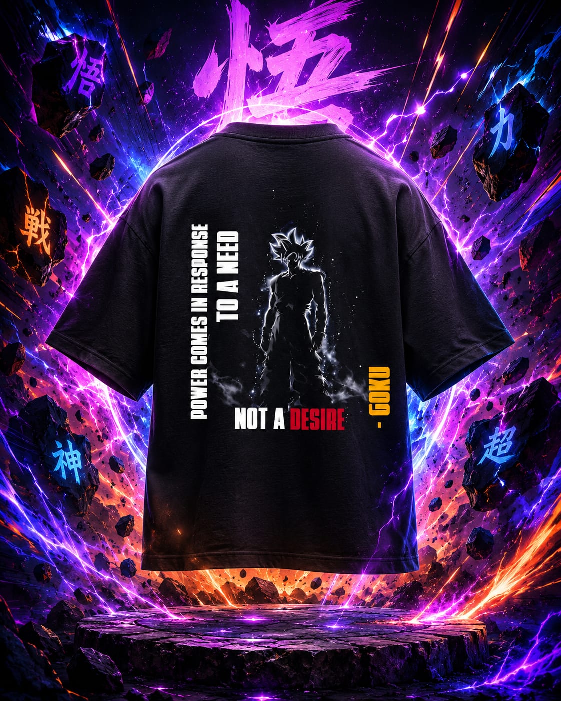 Awakened Edition | Goku | Premium Oversized T-Shirt