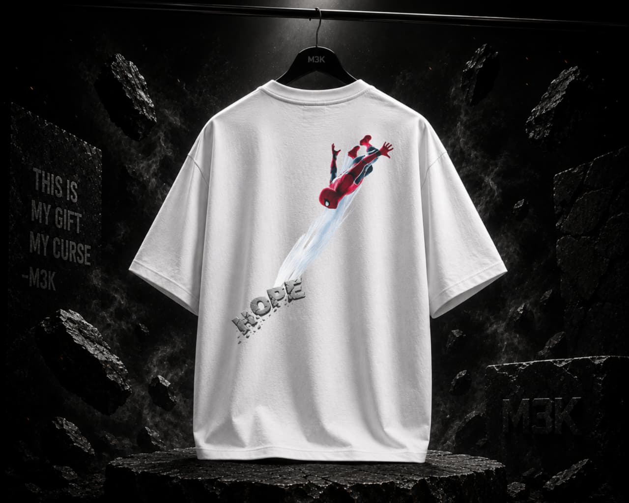 MJ – Hope: Starlight Edition | Spider-Man |Premium Oversized T-Shirt